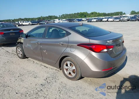 2014 Hyundai Elantra Se from USA, damaged, VIN 5NPDH4AE5EH518479